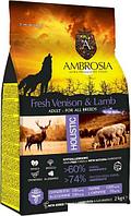 Сухой корм для собак Ambrosia Adult All Breeds Fresh Venison & Lamb (для всех пород с олениной и ягненком) 2