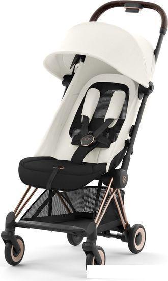 Коляска прогулочная «книга» Cybex Coya (off white/rosegold frame) - фото 3 - id-p224842043