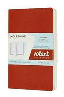 Блокнот Moleskine Volant, 80стр, в линейку, мягкая обложка, оранжевый [qp711f16b24]