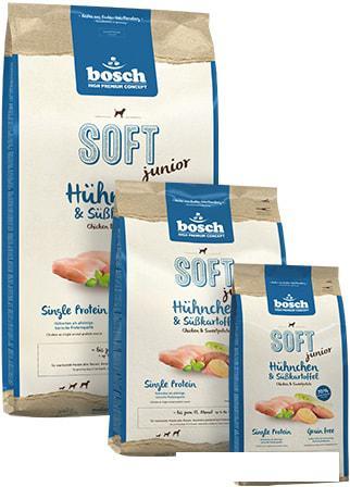 Сухой корм для собак Bosch Soft Junior Chicken&Sweet Potato 12.5 кг (Юниор Цыпленок с Бататом) - фото 2 - id-p224841416