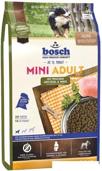 Сухой корм для собак Bosch Mini Adult Poultry & Spelt (Птица с Просо) 3 кг - фото 1 - id-p224841421