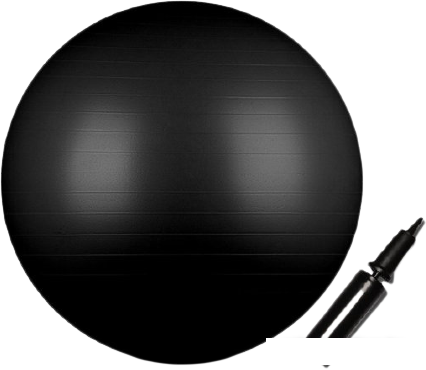 Гимнастический мяч Indigo Anti-Burst IN002 85 см (черный) - фото 1 - id-p224842070