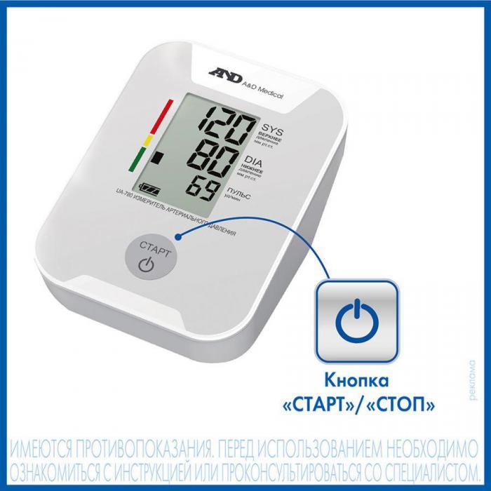 Тонометр автоматический A&D UA-780, (без адаптера питания), 22-32см - фото 2 - id-p224968618