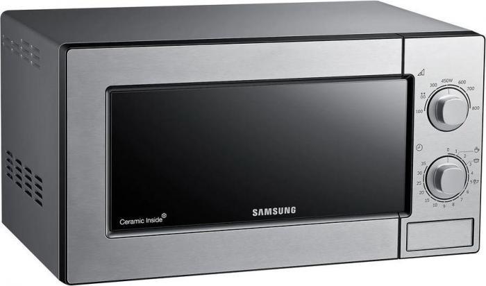 Микроволновая печь Samsung ME81MRTB/BW, 800Вт, 23л, серебристый - фото 4 - id-p224968688