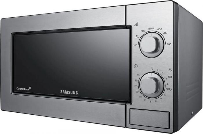 Микроволновая печь Samsung ME81MRTB/BW, 800Вт, 23л, серебристый - фото 5 - id-p224968688