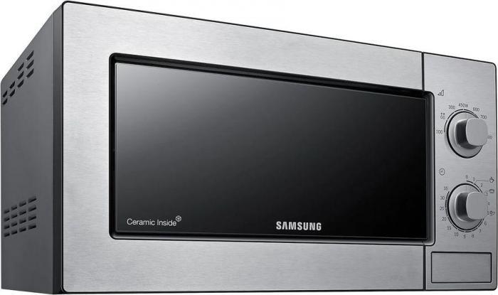Микроволновая печь Samsung ME81MRTB/BW, 800Вт, 23л, серебристый - фото 6 - id-p224968688