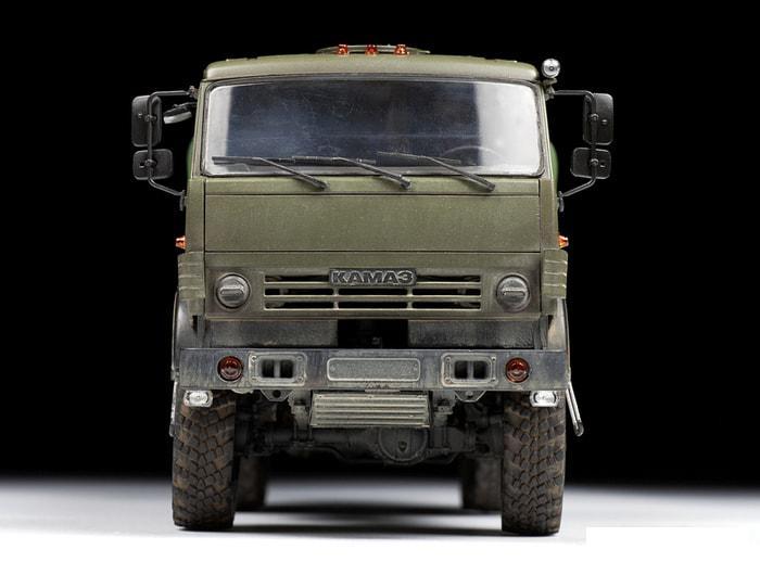 Сборная модель Звезда Российский трехосный грузовик К-5350 Мустанг - фото 3 - id-p224844130