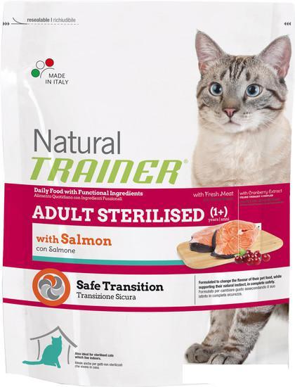 Сухой корм для кошек Trainer Natural Adult Sterilised Salmon 10 кг