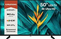 50" Телевизор GRUNDIG 50GFU7800B, 4K Ultra HD, черный, СМАРТ ТВ, Android
