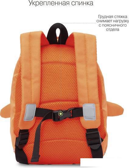 Школьный рюкзак Grizzly RS-375-1 (лисенок) - фото 3 - id-p224842111