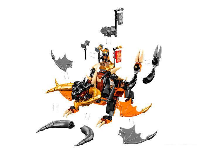 Конструктор LEGO Ninjago 71782 Земляной дракон Коула - фото 5 - id-p224842123