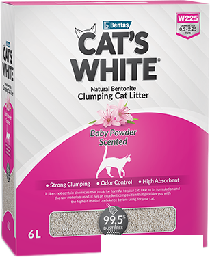 Наполнитель для туалета Cat's White Baby Powder Scented Box 6 л - фото 1 - id-p224842134