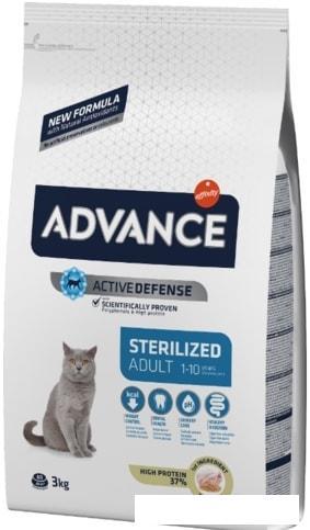 Сухой корм для кошек Advance Sterilized Adult Turkey 3 кг