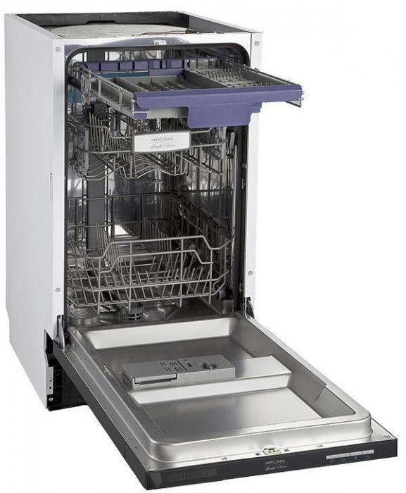 Встраиваемая посудомоечная машина Krona Kaskata 45, узкая, ширина 44.9см, полновстраиваемая, загрузка 10 - фото 5 - id-p225001633