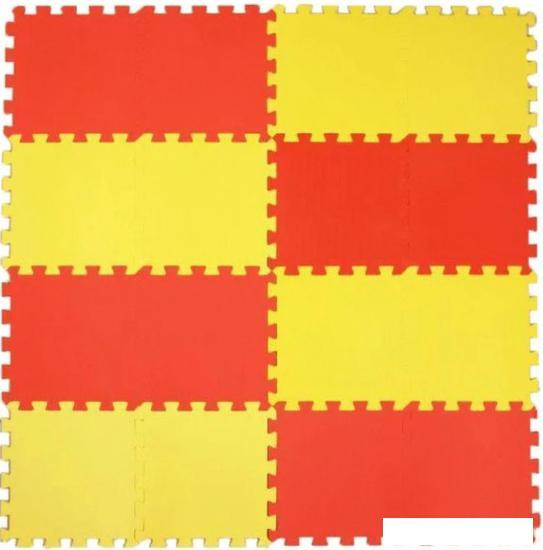 Коврик-пазл Eco Cover 25х25 см 25МП1/9 (красный/желтый) - фото 1 - id-p224843211