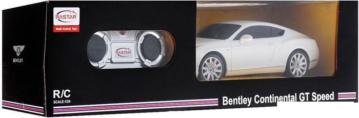 Автомодель Rastar Bentley Continental GT Speed 48600W (белый) - фото 3 - id-p224868596