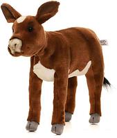 Классическая игрушка Hansa Сreation Бык теленок коричневый 3456 (34 см)