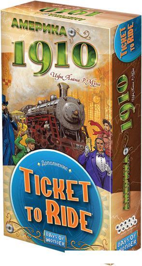 Настольная игра Мир Хобби Ticket To Ride: Америка 1910 (дополнение) - фото 1 - id-p224842207