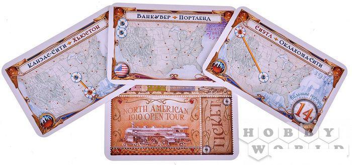 Настольная игра Мир Хобби Ticket To Ride: Америка 1910 (дополнение) - фото 2 - id-p224842207