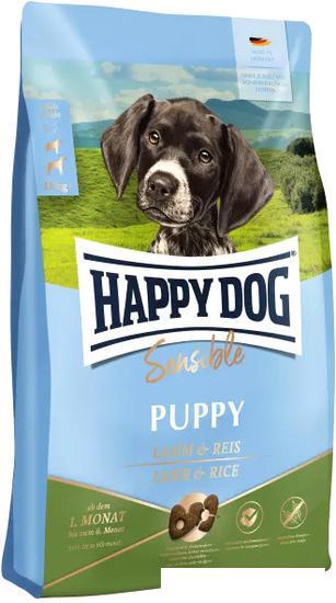 Сухой корм для собак Happy Dog Sensible Puppy Lamm & Reis 4 кг - фото 1 - id-p224843264