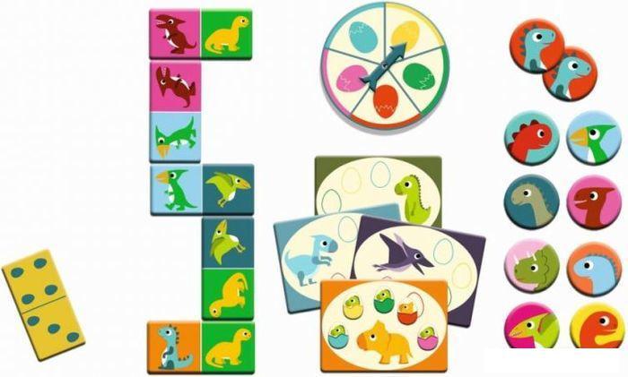 Настольная игра Djeco Развивающая игра Мемо Динозавры 08132 - фото 3 - id-p224963321