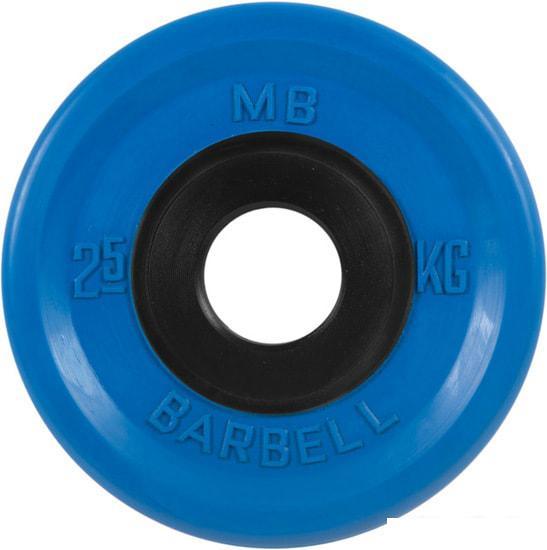 Диск MB Barbell Евро-классик 51 мм (1x2.5 кг, синий) - фото 1 - id-p224964694