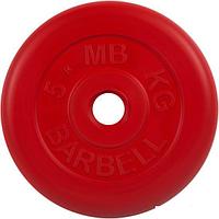 Диск MB Barbell Стандарт 26 мм (1x5 кг, красный)