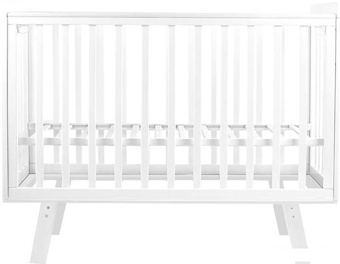 Приставная детская кроватка Indigo Style На ножках (белый) - фото 1 - id-p224842239
