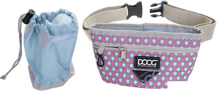 Сумка для дрессуры Doog Treat Pouch TP05B (розовый с каплями) - фото 1 - id-p224843320