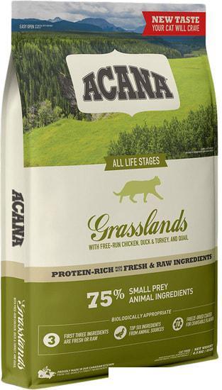 Сухой корм для кошек Acana Grasslands for cats 4.5 кг - фото 1 - id-p224841646