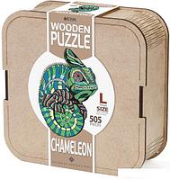 Пазл EWA Хамелеон L в деревянной упаковке (505 эл)