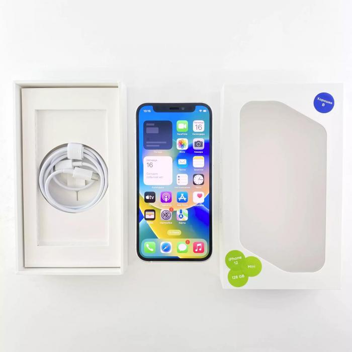 Apple iPhone 12 mini 128 GB White (Восстановленный) - фото 1 - id-p224969390