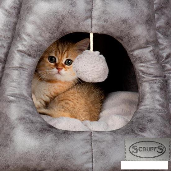 Лежак Scruffs Knightsbridge Cat Igloo 661501 (серый) - фото 3 - id-p224842302