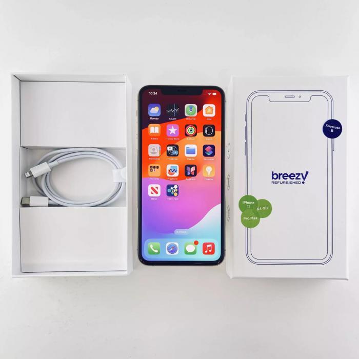 Apple iPhone 11 Pro Max 64 GB Gold (Восстановленный) - фото 1 - id-p224969401