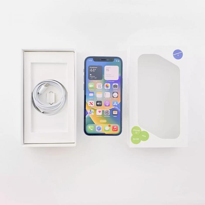 Apple iPhone 12 mini 64 GB Blue (Восстановленный) - фото 2 - id-p224969420