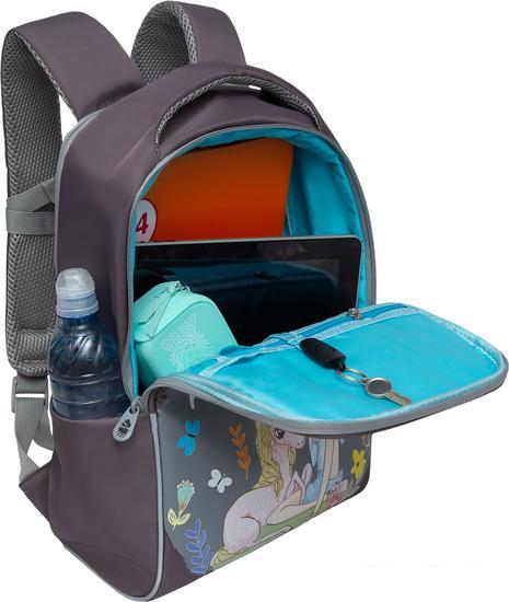 Школьный рюкзак Grizzly RG-267-2/2 (серый) - фото 3 - id-p224842383