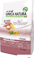 Сухой корм для собак Unica Natura Unico Maxi с уткой, рисом и картофелем 2.5 кг