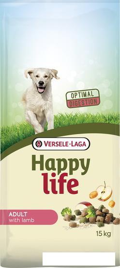 Сухой корм для собак Versele Laga Happy life Adult с ягненком 15 кг - фото 1 - id-p224843499