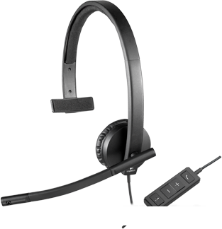 Наушники с микрофоном Logitech USB Headset Mono H570e - фото 6 - id-p224978922