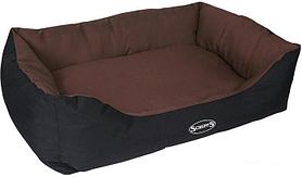 Лежак Scruffs Expedition Box Bed с бортиком 60 см (коричневый)