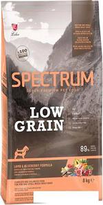 Сухой корм для собак Spectrum Low Grain для взрослых мини и мелких с ягненком и черникой 8 кг