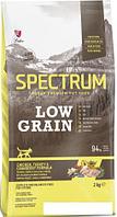 Сухой корм для кошек Spectrum Low Grain Kitten с курицей индейкой клюквой 2 кг