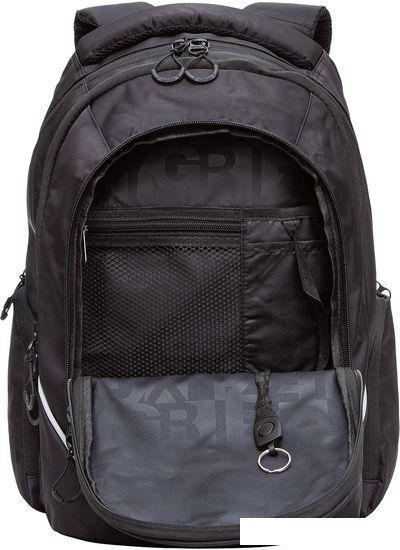 Школьный рюкзак Grizzly RU-335-2 (черный/хаки) - фото 4 - id-p224842449