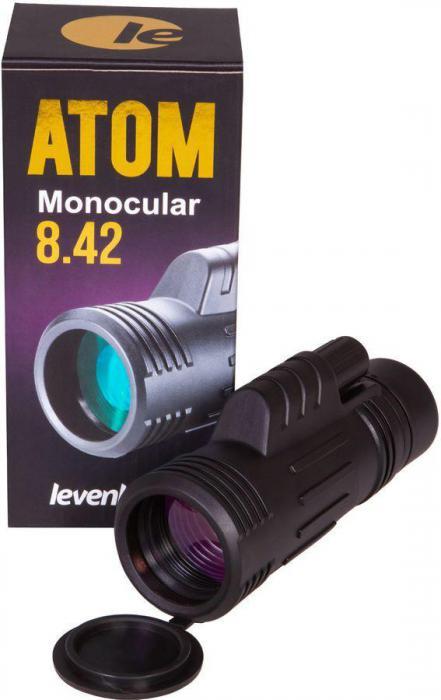 Монокуляр LEVENHUK Atom 74094, 8 x 42, Roof, черный - фото 2 - id-p224979503