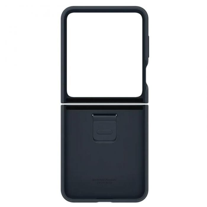 Чехол для Samsung Galaxy Z Flip 5 Silicone Cover Ring Dark Blue EF-PF731TNEGRU - фото 1 - id-p224979508