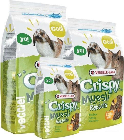 Корм для грызунов Versele Laga Crispy Muesli Rabbits 20 кг - фото 2 - id-p224844525