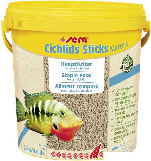 Сухой корм Sera Cichlids Sticks Nature 2 кг - фото 1 - id-p224844533