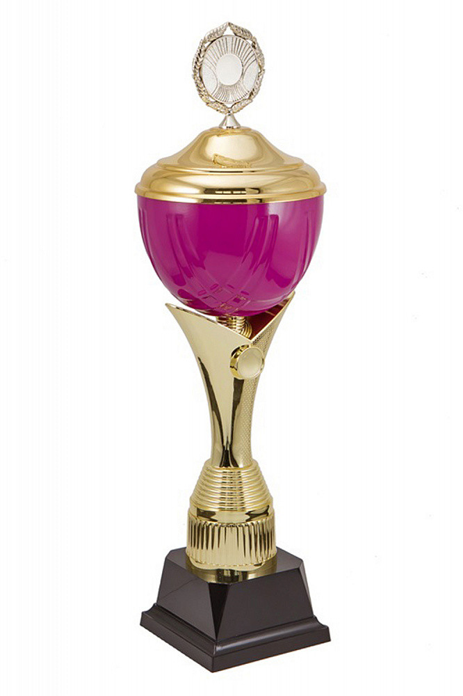 Кубок   "Аметист " с крышкой , высота 55 см, диаметр чаши 16 см арт. 1006-410-160 КЗ160