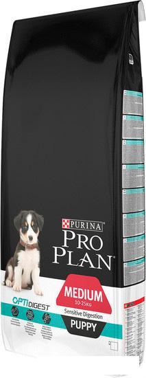 Корм для собак Pro Plan Puppy Medium Sensitive Digestion 12 кг - фото 1 - id-p224965741