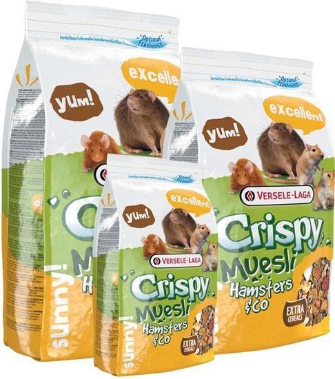 Корм для грызунов Versele Laga Crispy Muesli Hamsters & Co 20 кг - фото 3 - id-p224843583